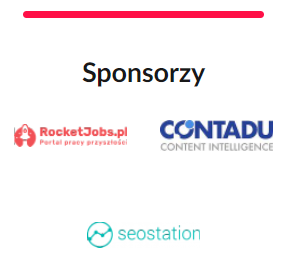 logotypy partnerów wydarzenia SEO & Content Camp